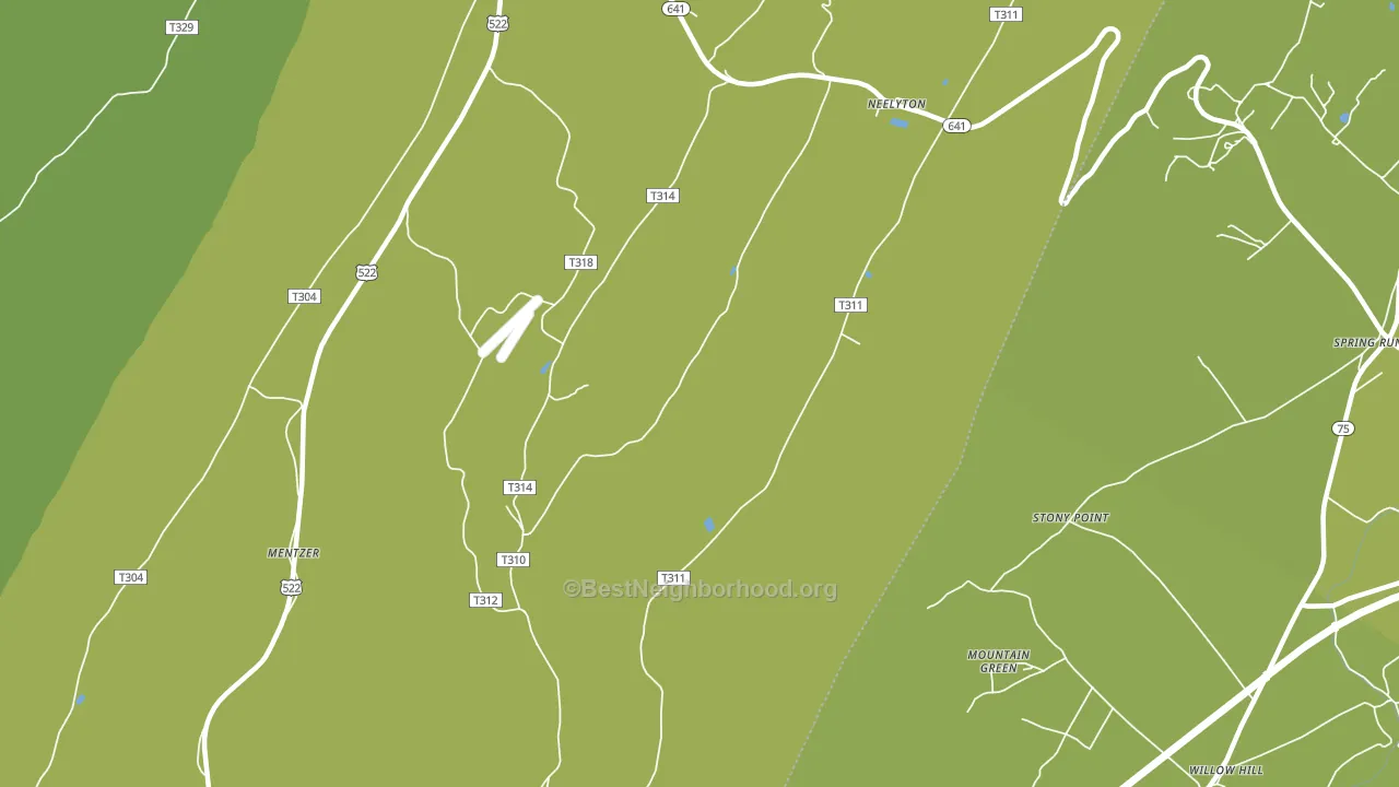 17239, PA block-group voter-turnout map