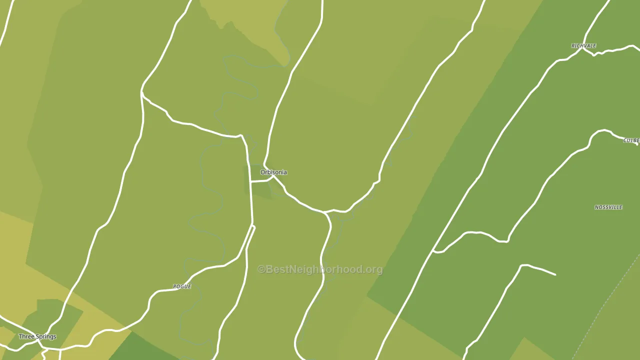 17243, PA block-group voter-turnout map
