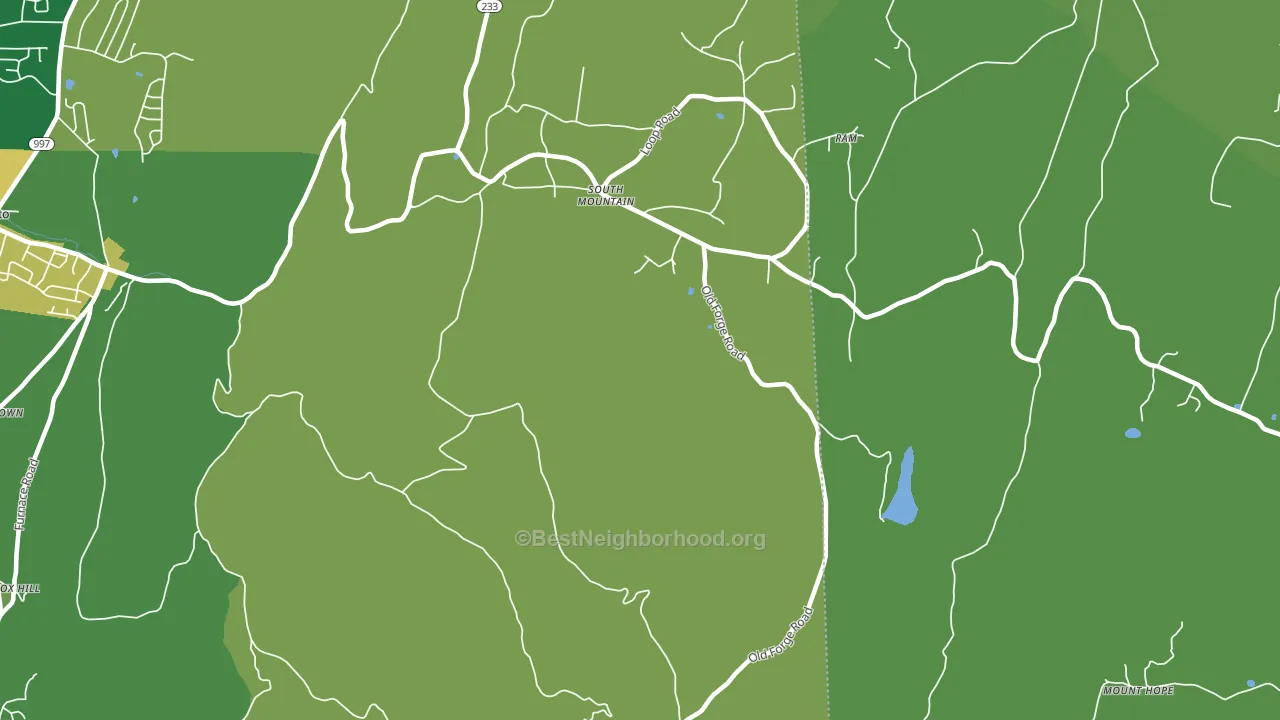 17261, PA block-group voter-turnout map