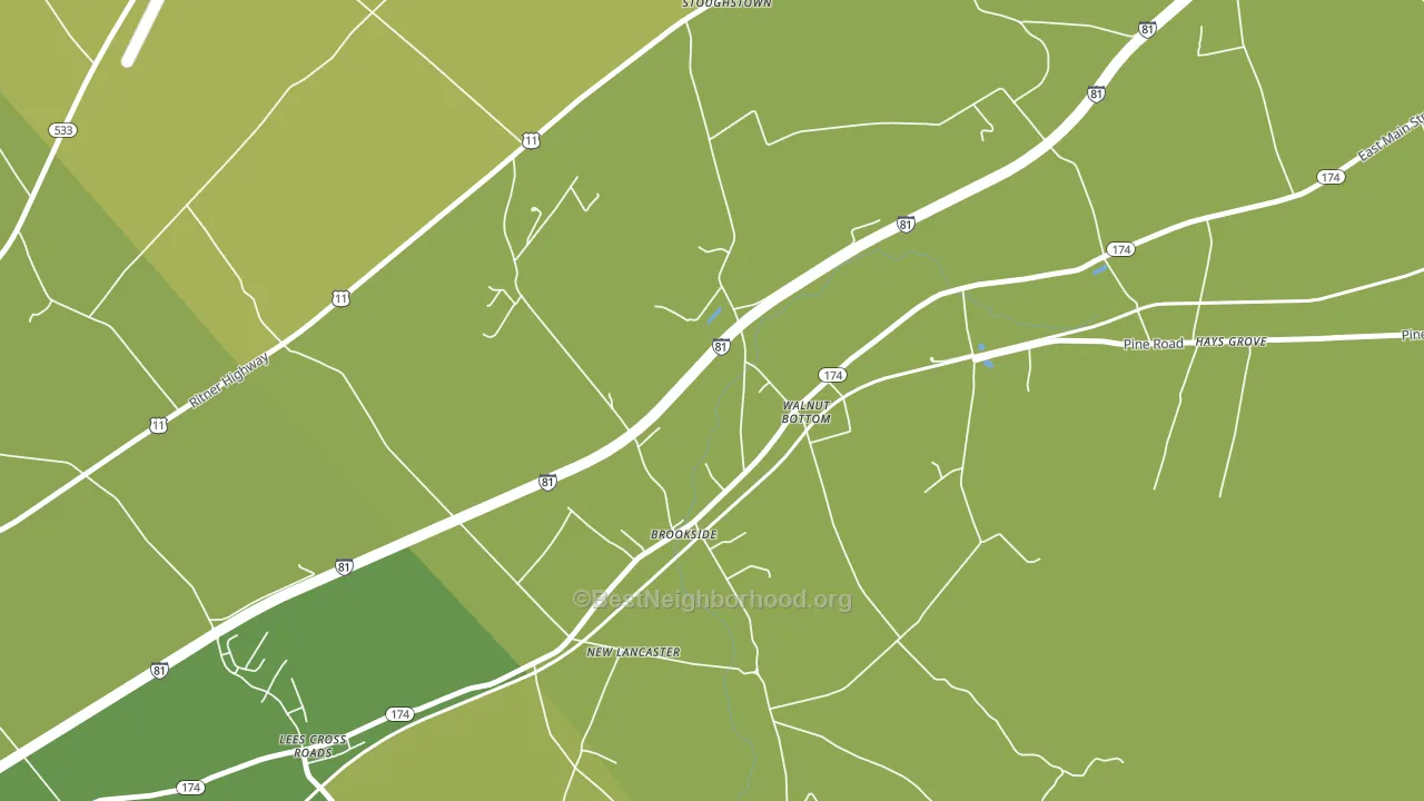 17266, PA block-group voter-turnout map