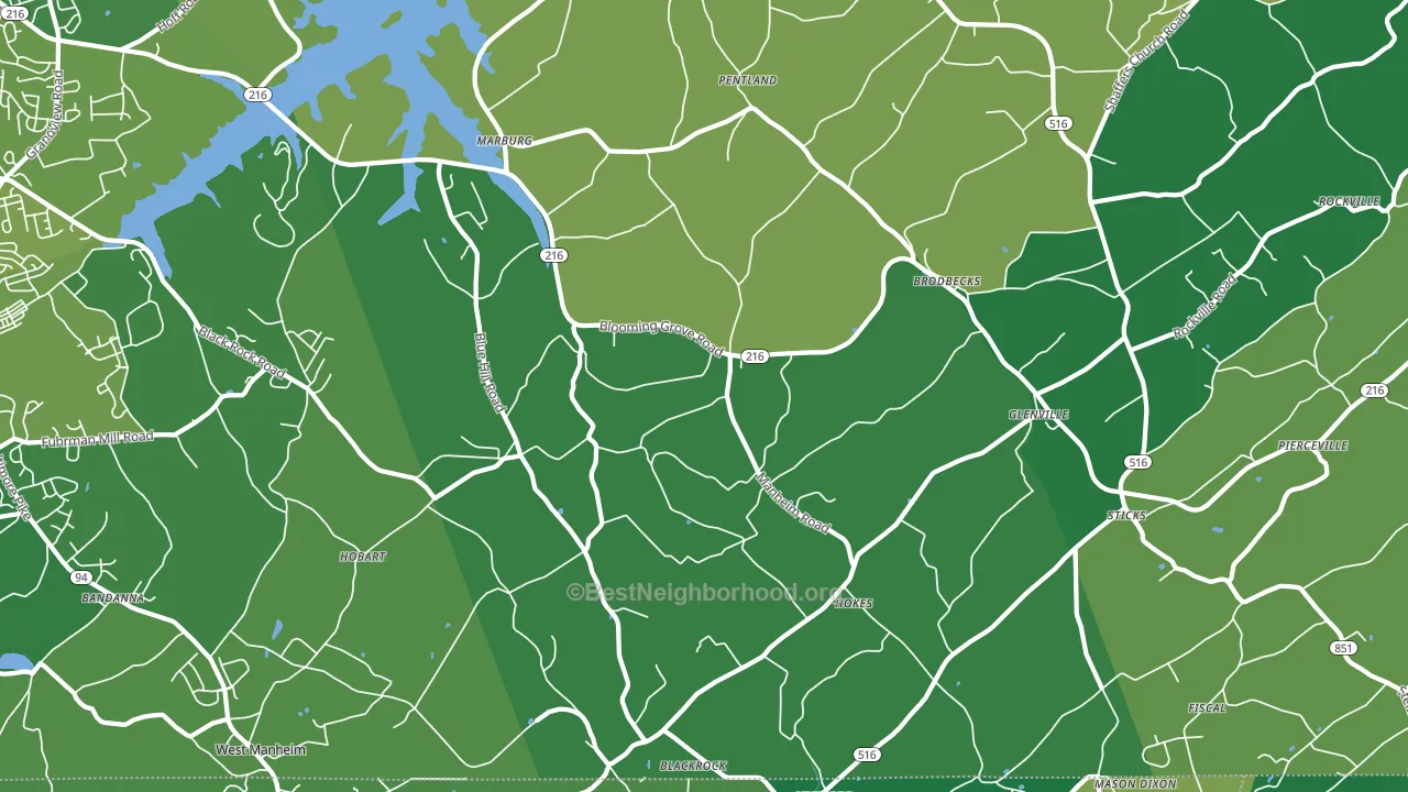 17329, PA block-group voter-turnout map