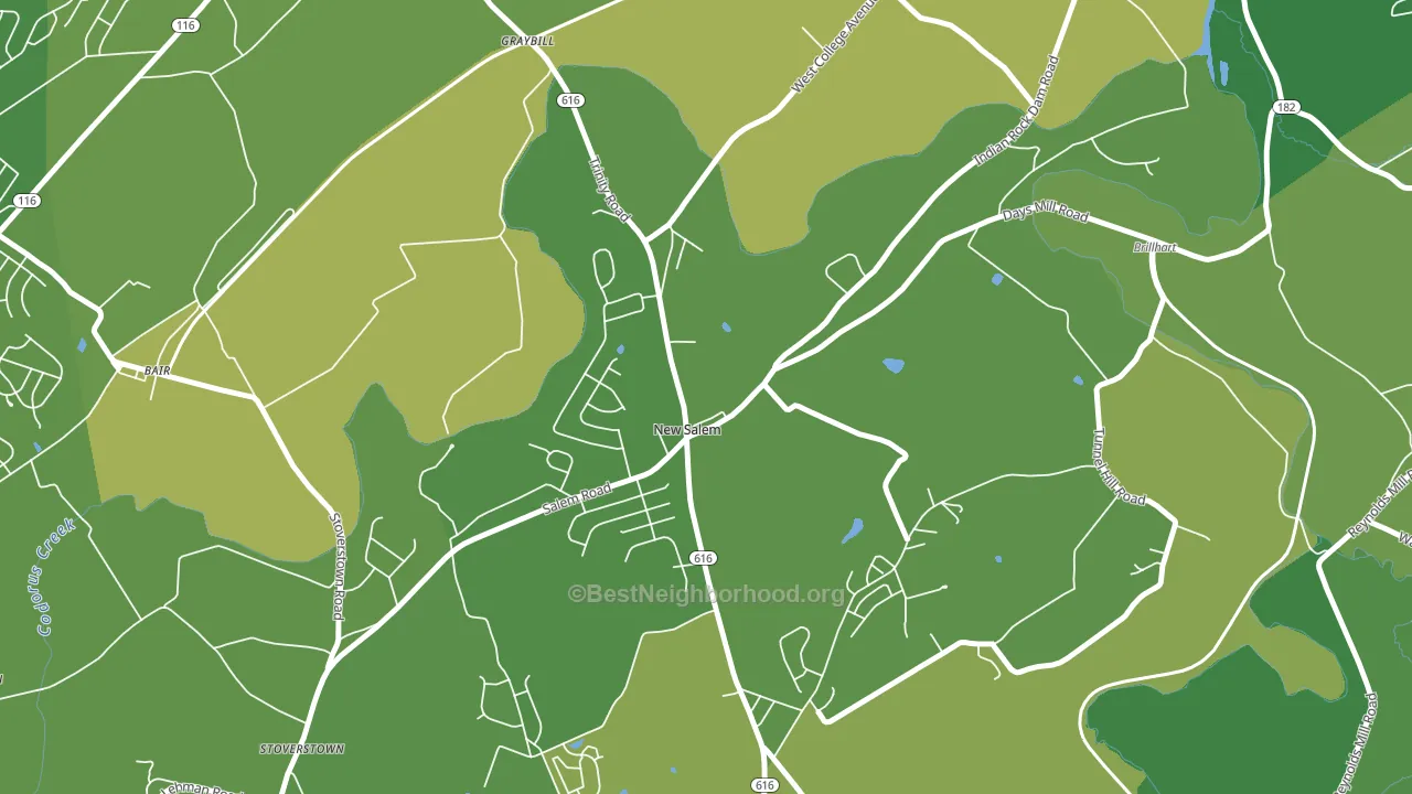 17371, PA block-group voter-turnout map