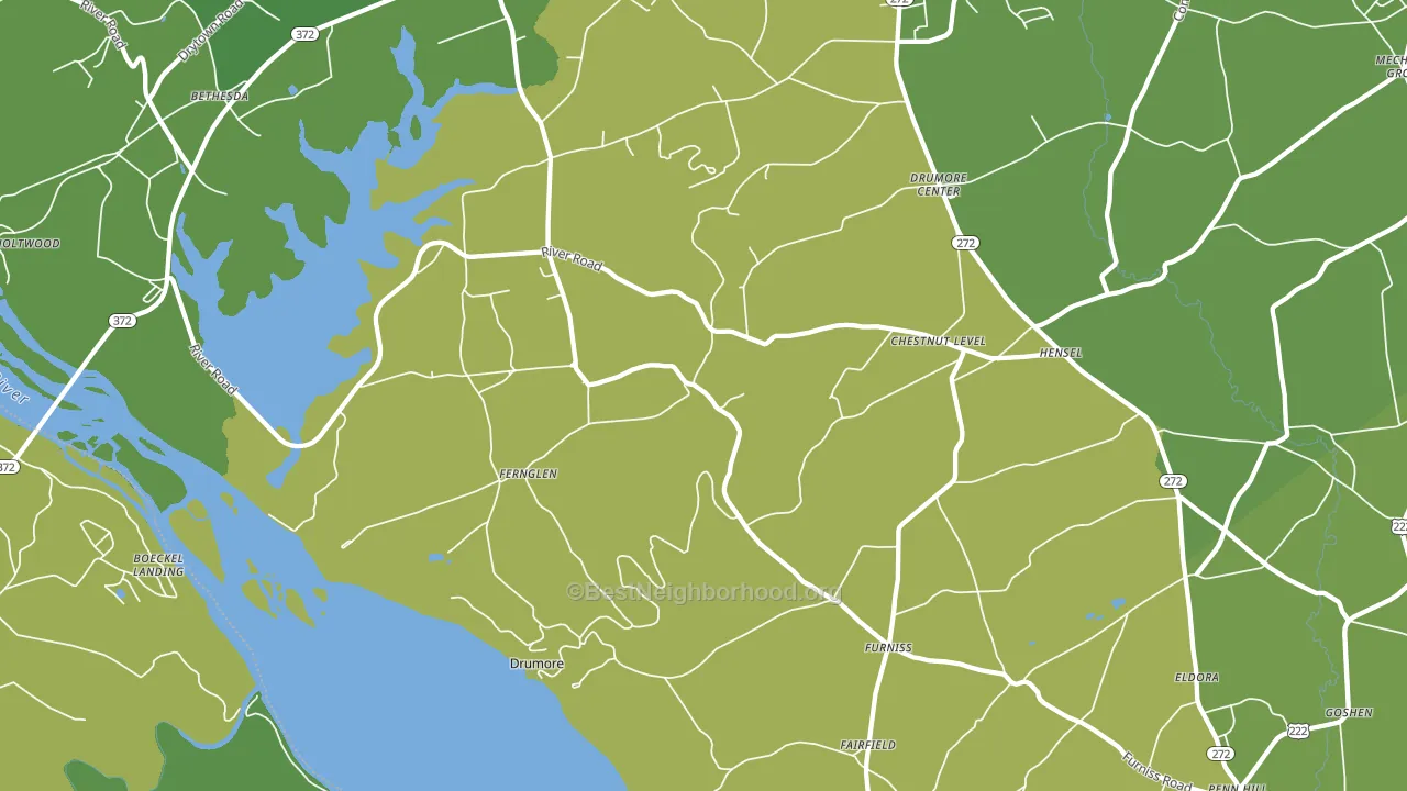 17518, PA block-group voter-turnout map
