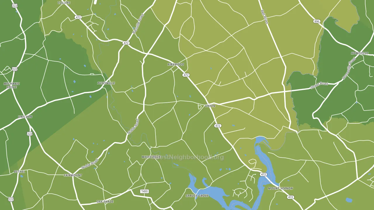 17536, PA block-group voter-turnout map