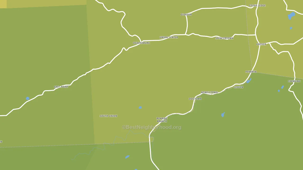 17765, PA block-group voter-turnout map