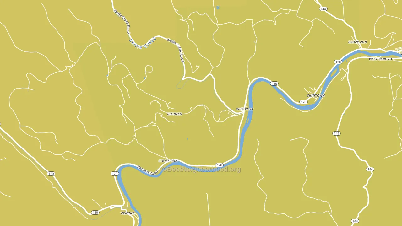 17778, PA block-group voter-turnout map