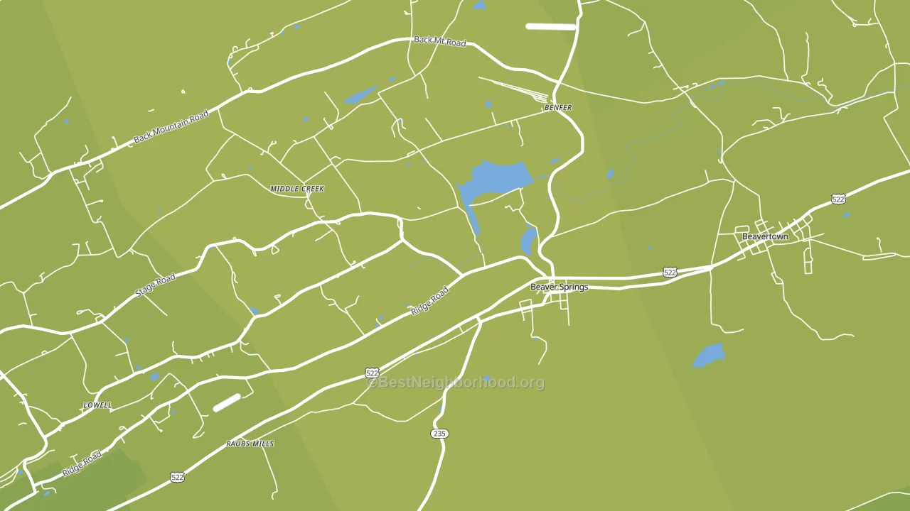 17812, PA block-group voter-turnout map