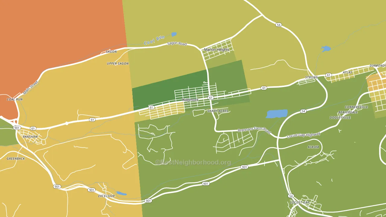 17834, PA block-group voter-turnout map