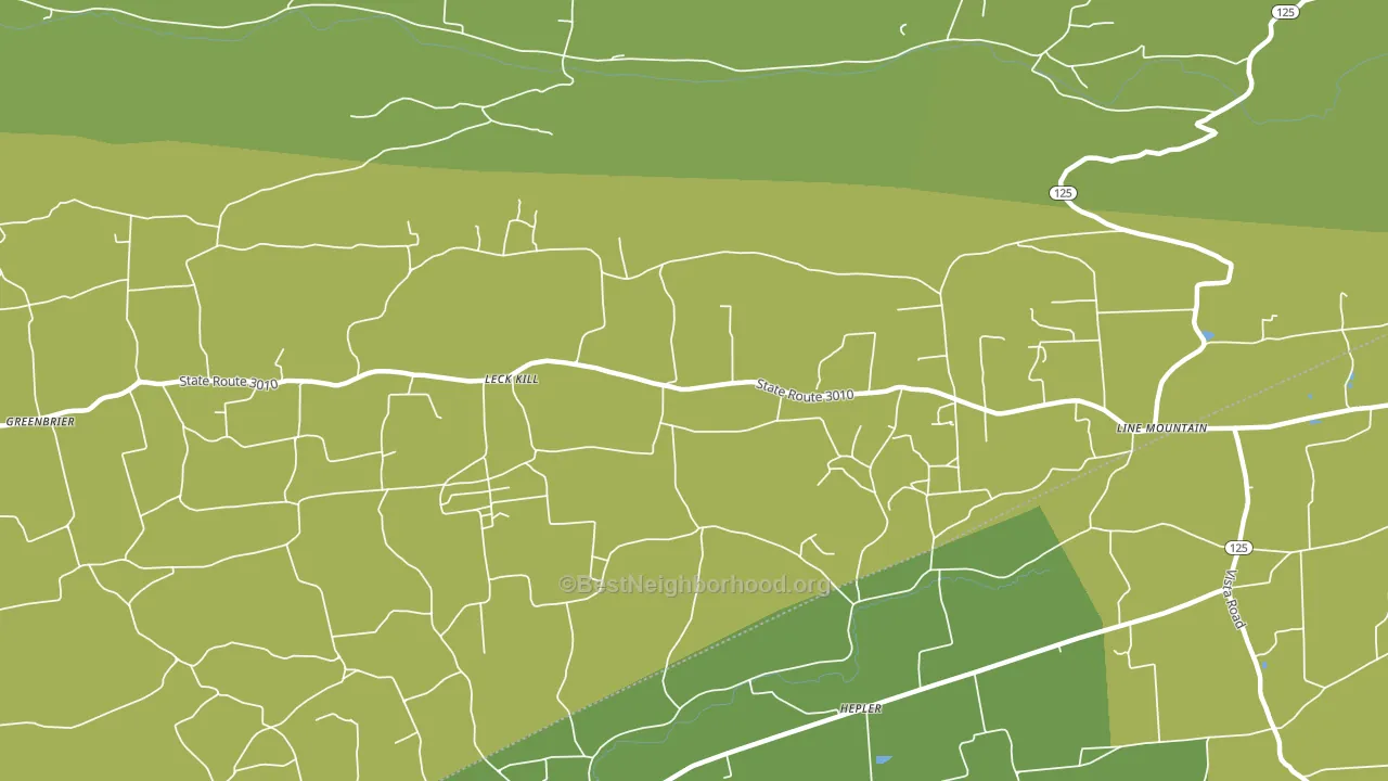 17836, PA block-group voter-turnout map