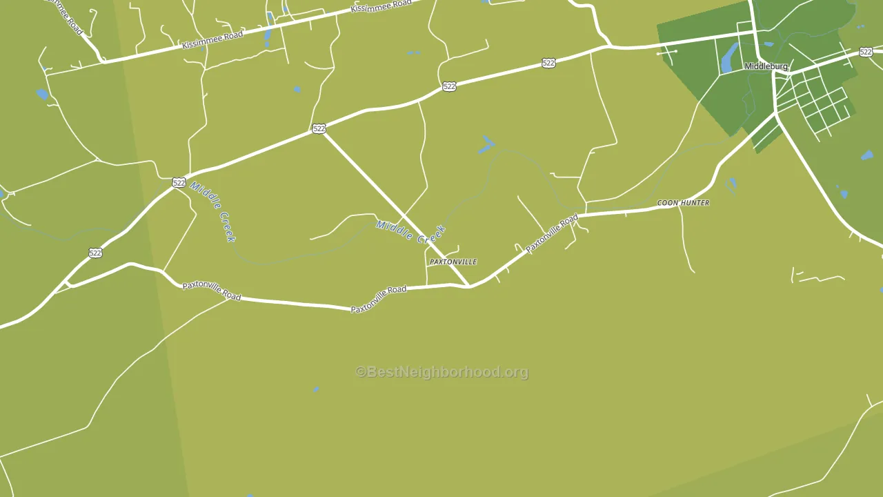 17861, PA block-group voter-turnout map