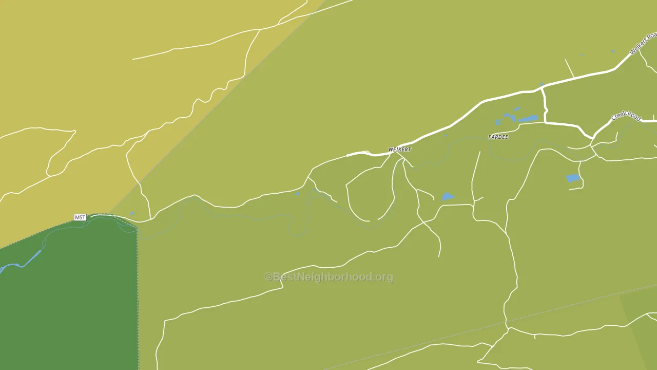 17885, PA block-group voter-turnout map
