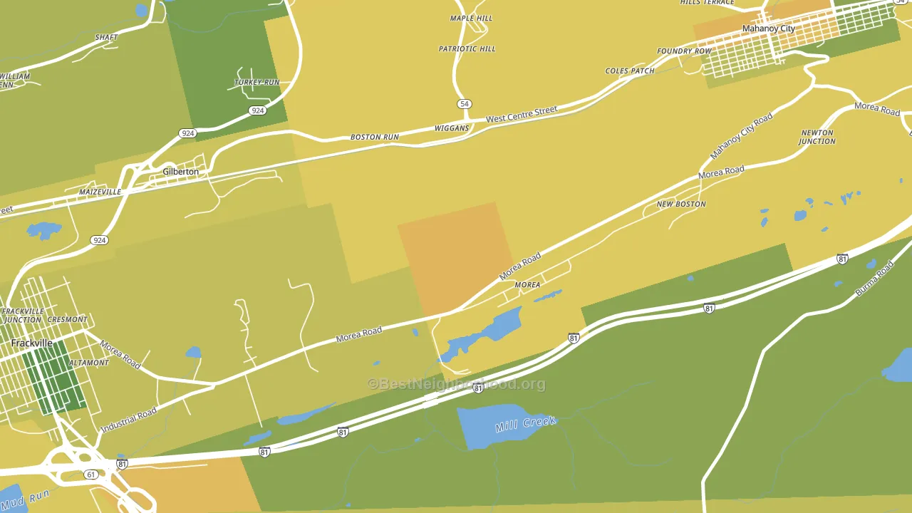 17932, PA block-group voter-turnout map