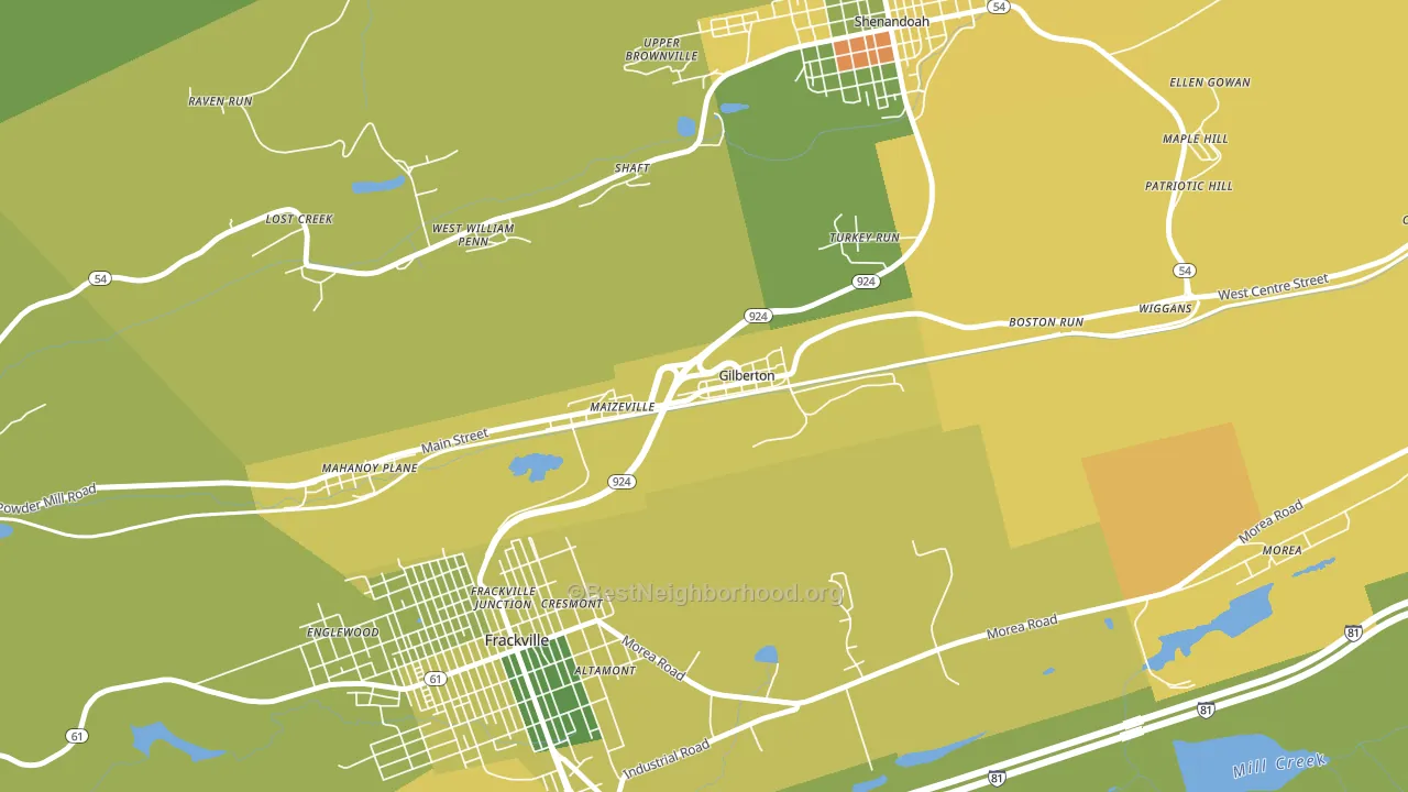 17934, PA block-group voter-turnout map
