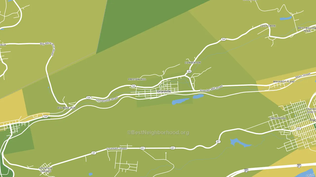 17935, PA block-group voter-turnout map