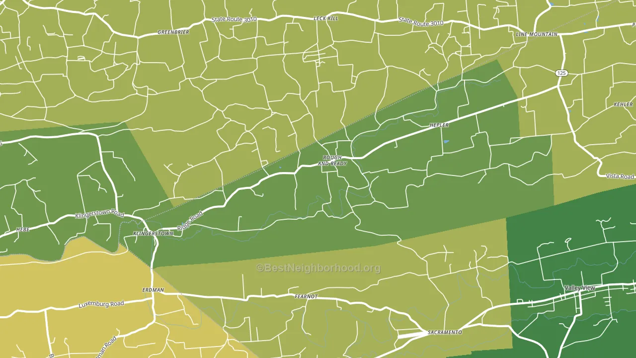 17941, PA block-group voter-turnout map