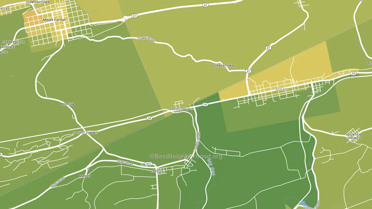 17945, PA block-group voter-turnout map