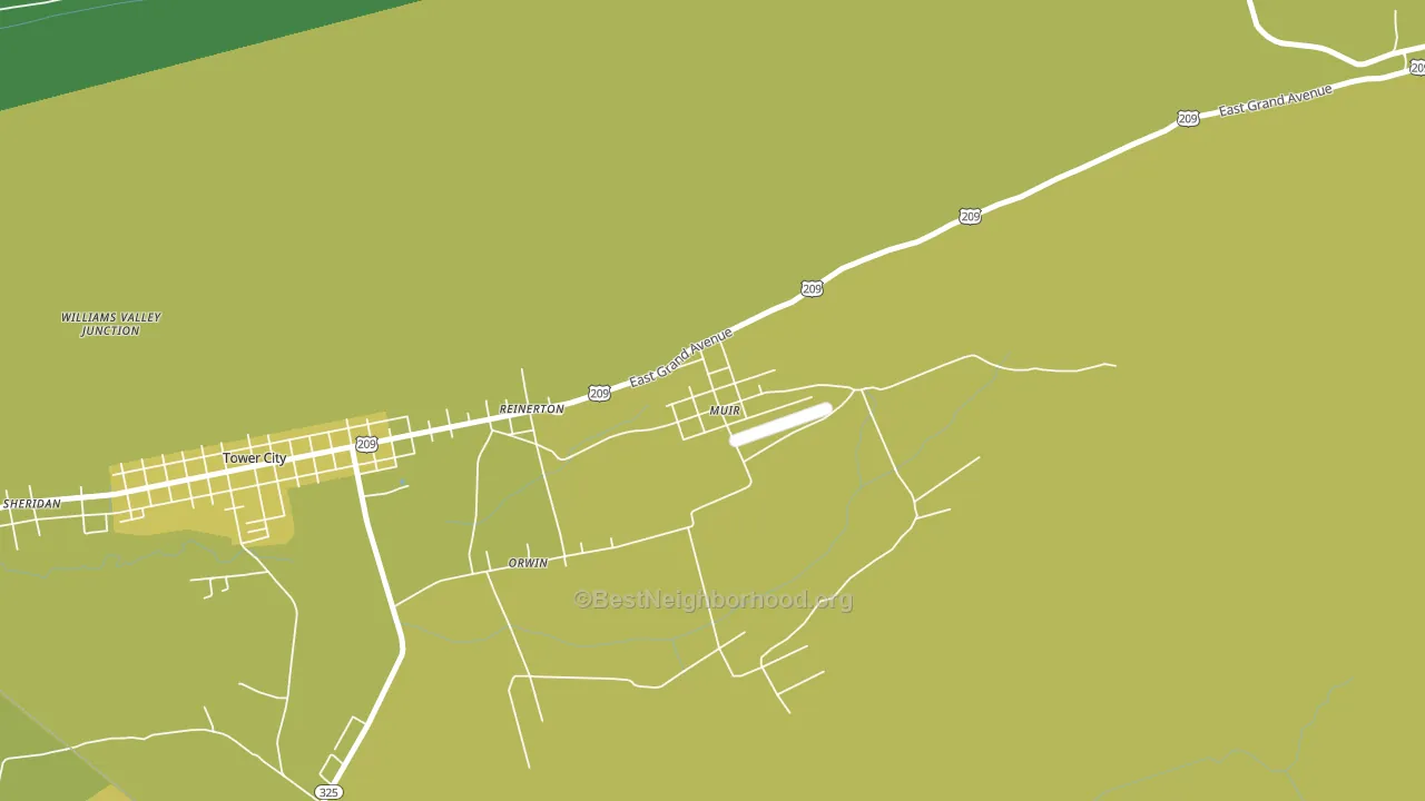 17957, PA block-group voter-turnout map