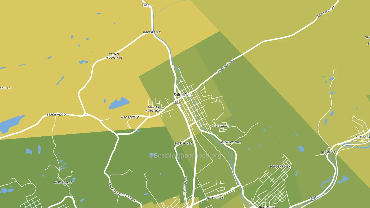 17970, PA block-group voter-turnout map