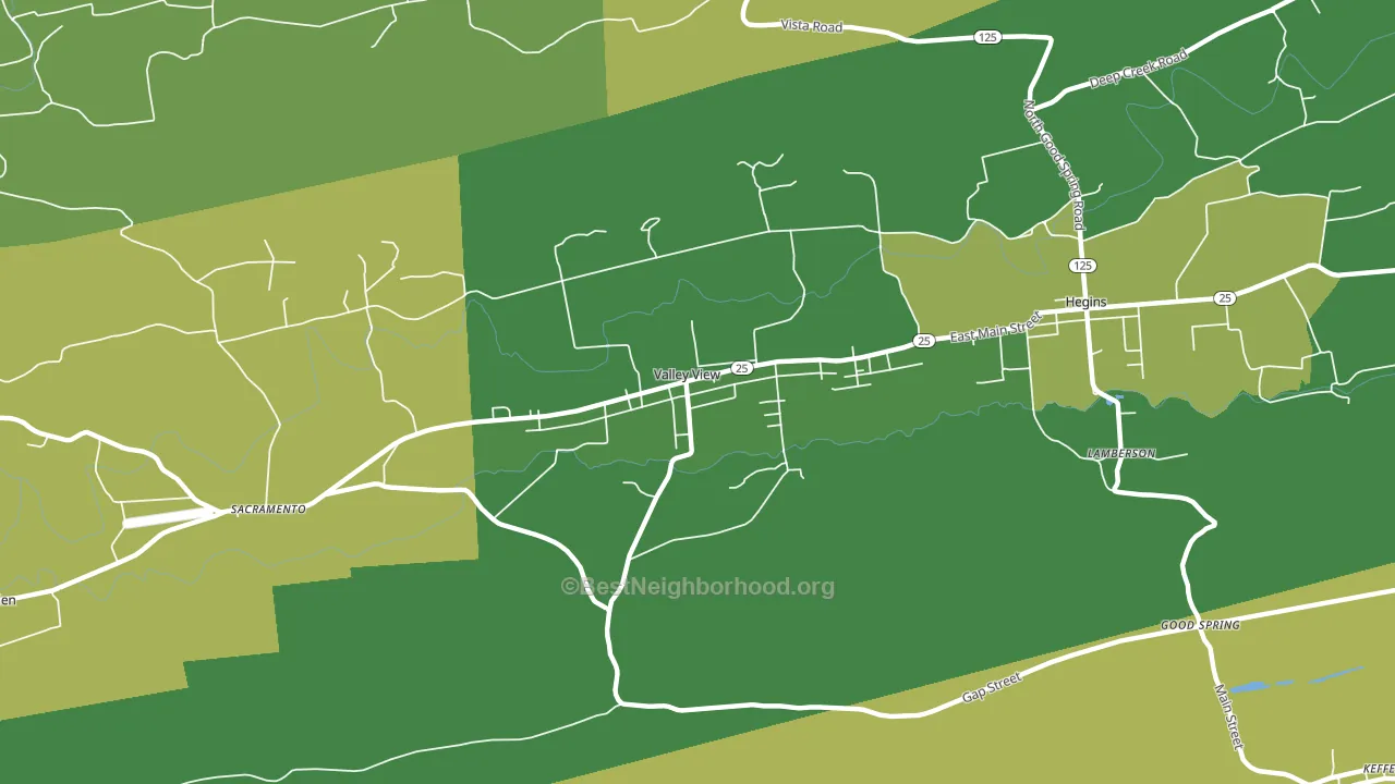 17983, PA block-group voter-turnout map