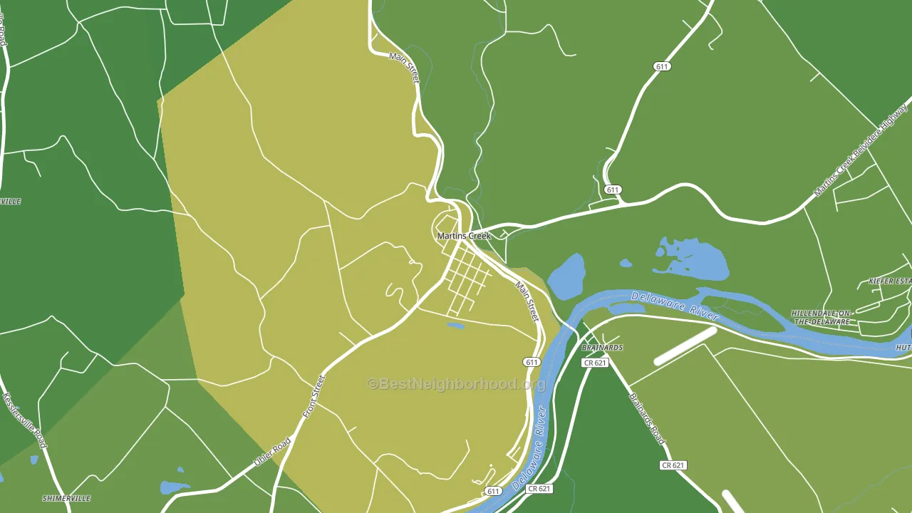 18063, PA block-group voter-turnout map