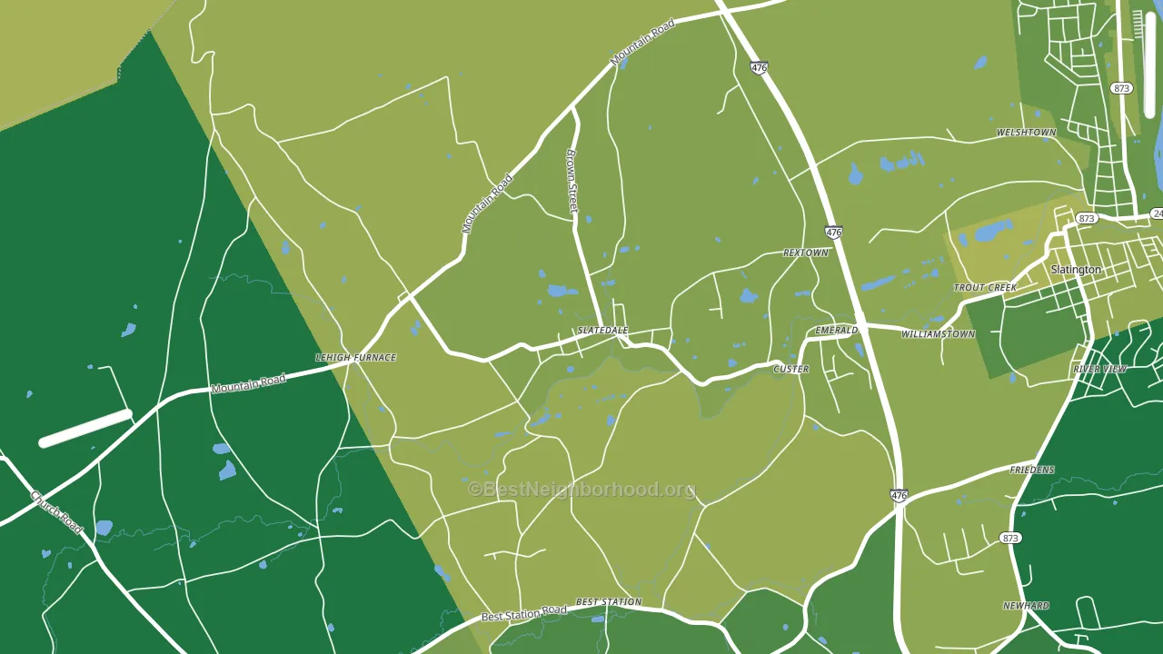 18079, PA block-group voter-turnout map