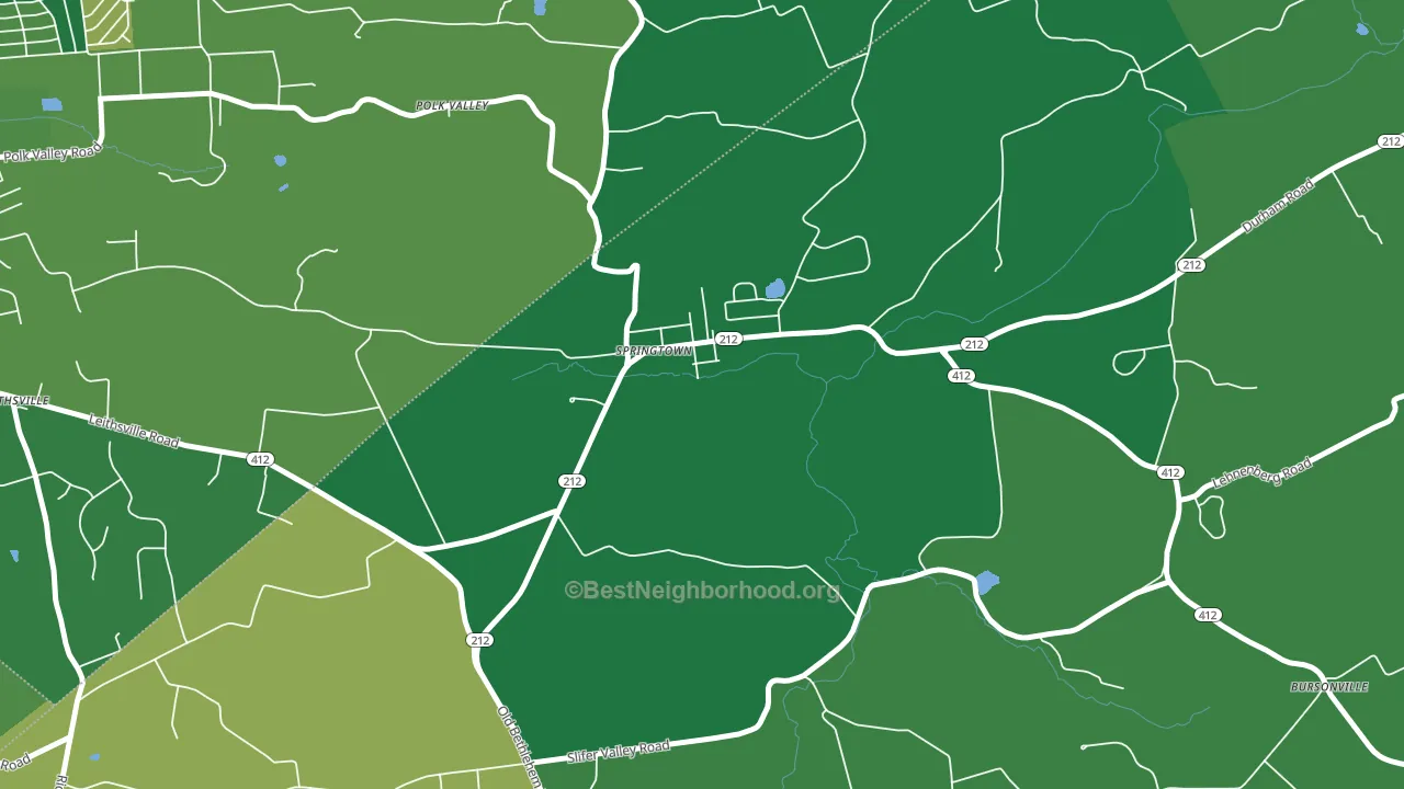 18081, PA block-group voter-turnout map