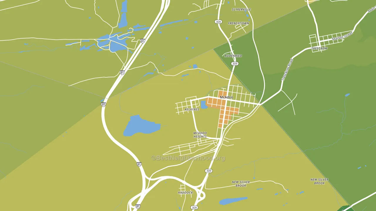 18231, PA block-group voter-turnout map
