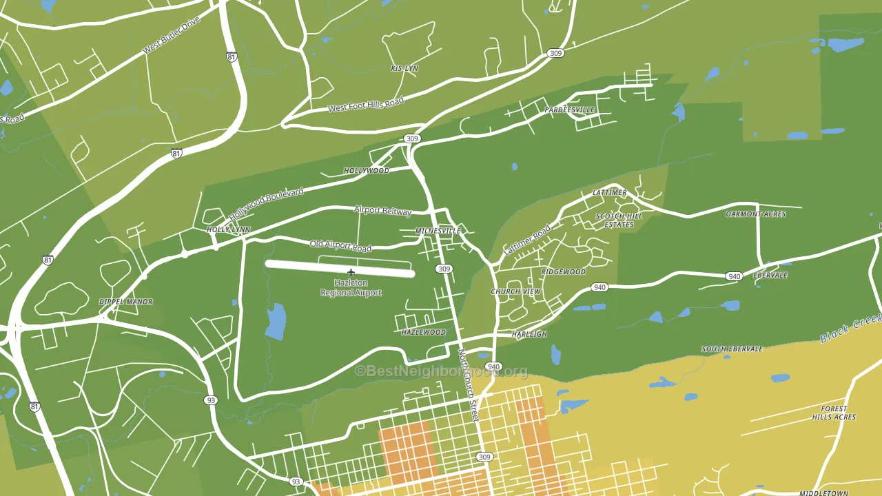 18239, PA block-group voter-turnout map