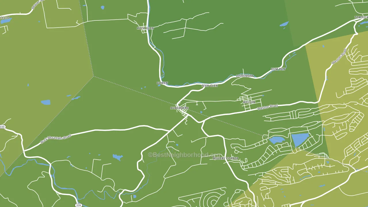 18241, PA block-group voter-turnout map