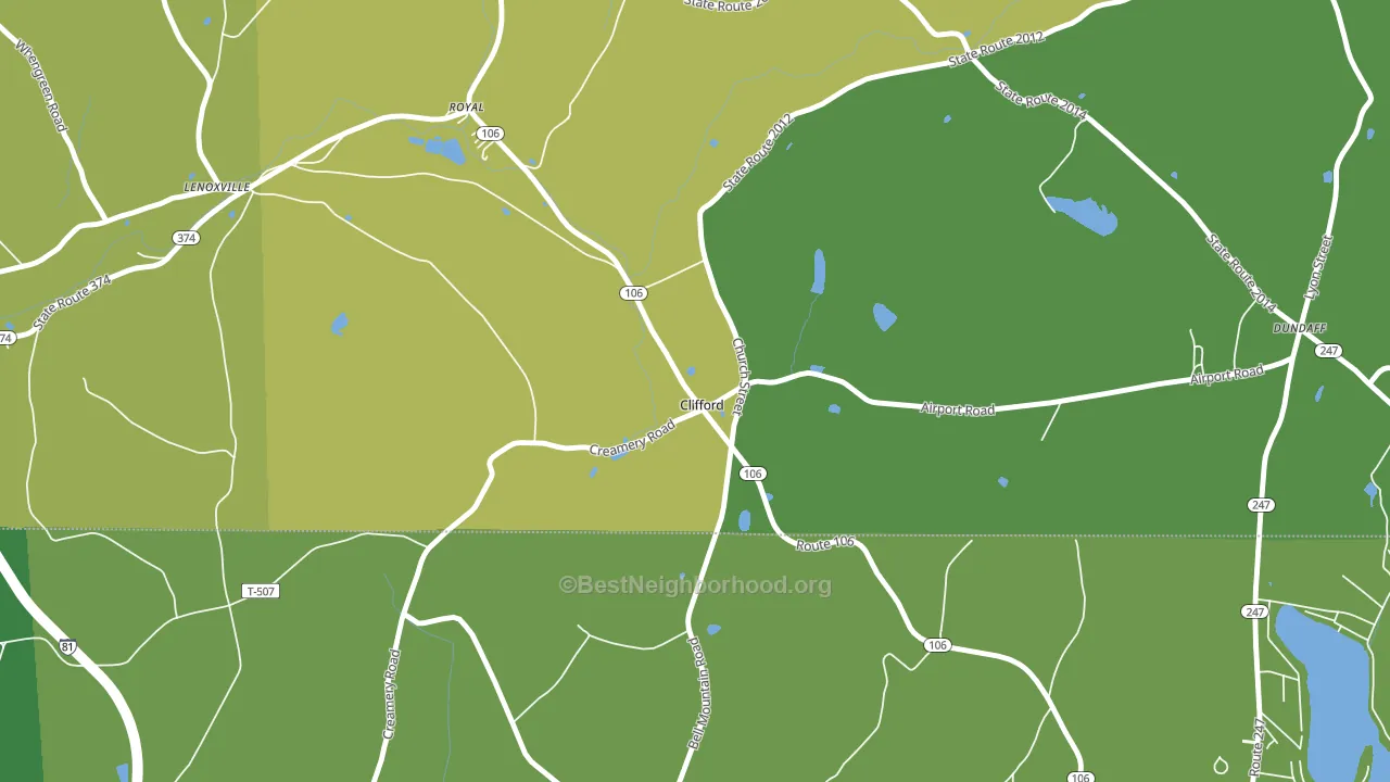 18413, PA block-group voter-turnout map