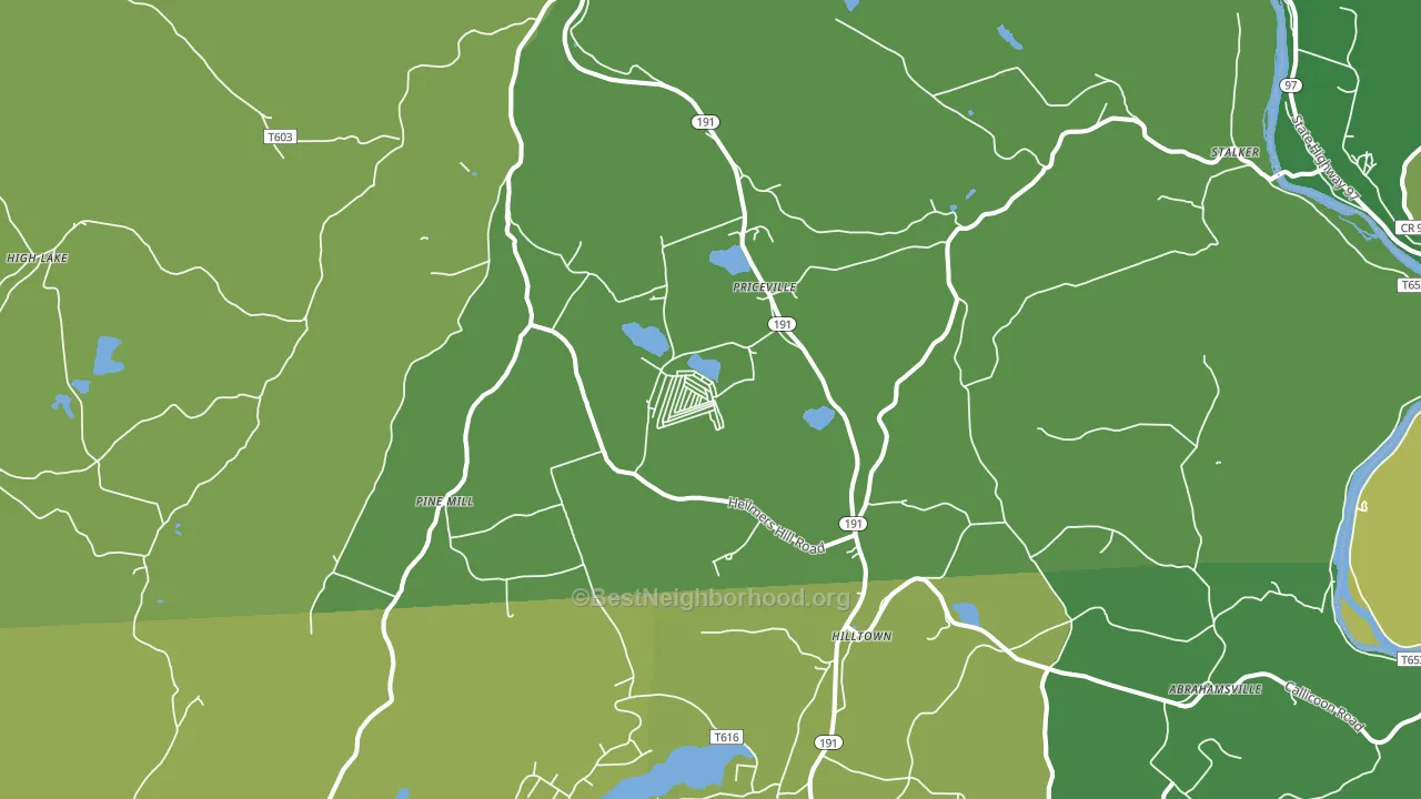 18417, PA block-group voter-turnout map