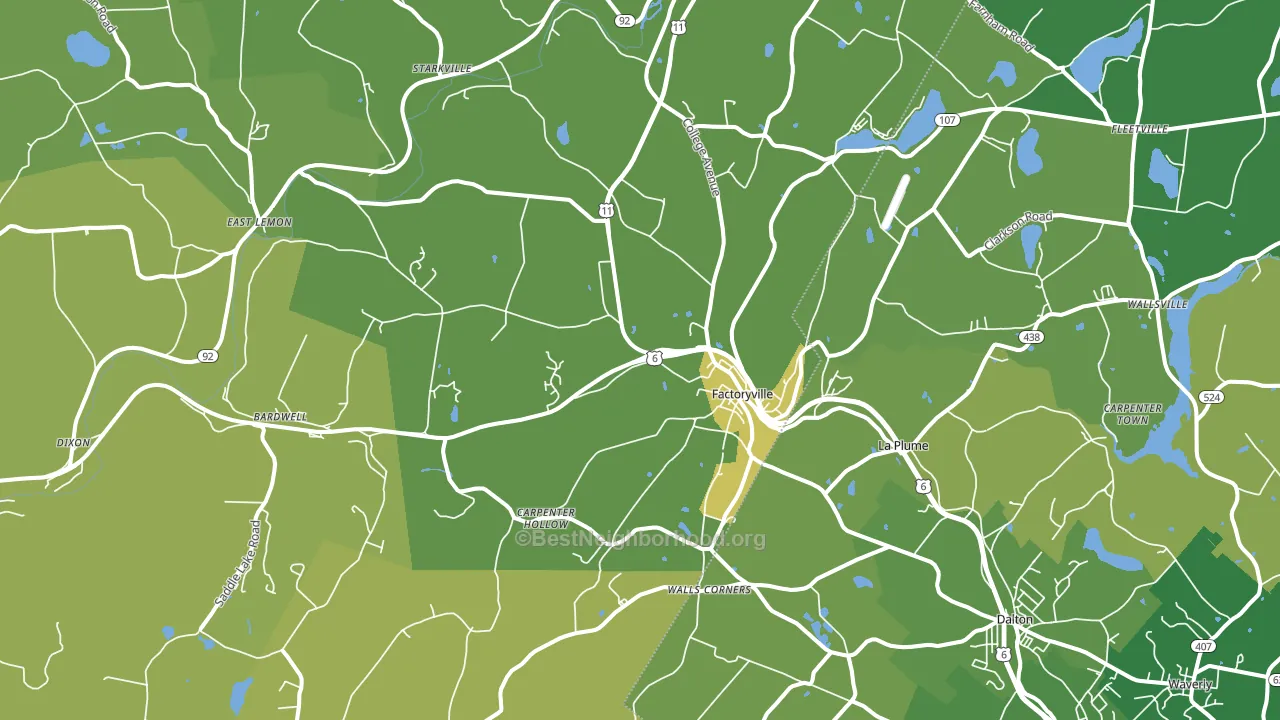 18419, PA block-group voter-turnout map