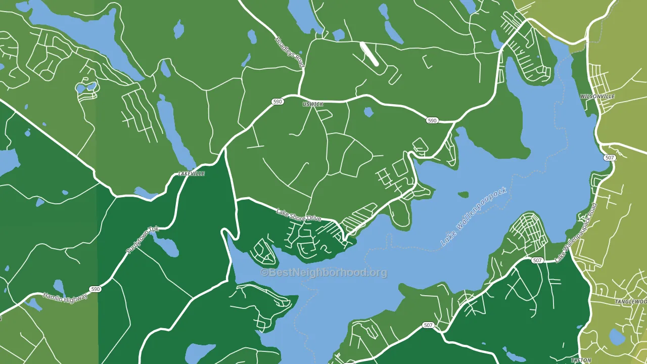 18438, PA block-group voter-turnout map