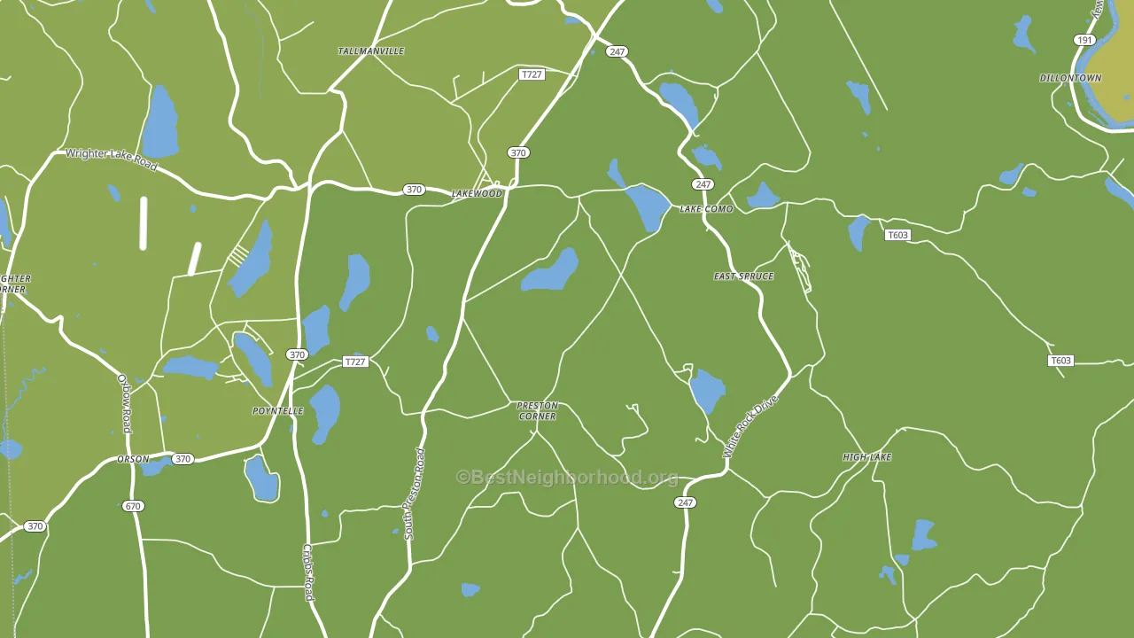 18439, PA block-group voter-turnout map