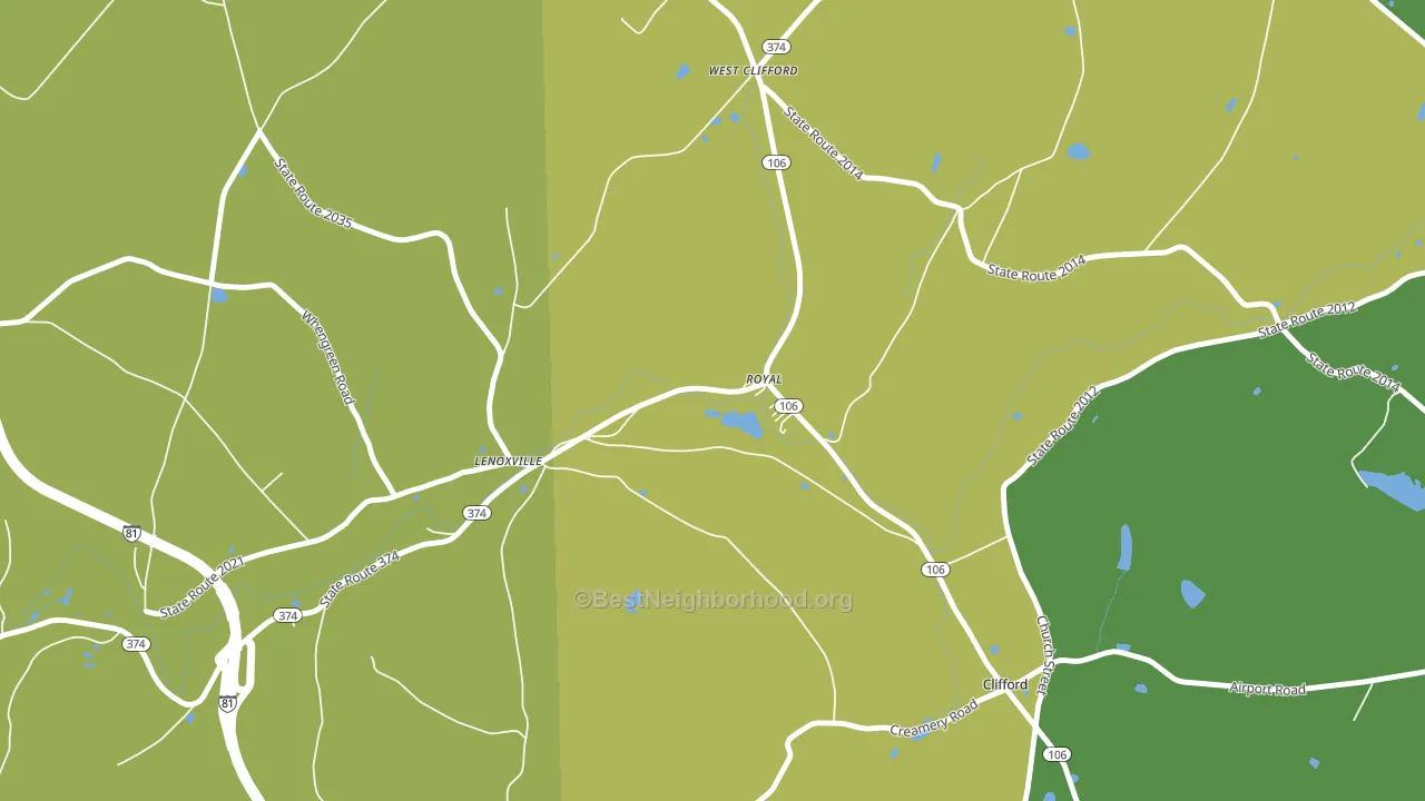 18441, PA block-group voter-turnout map