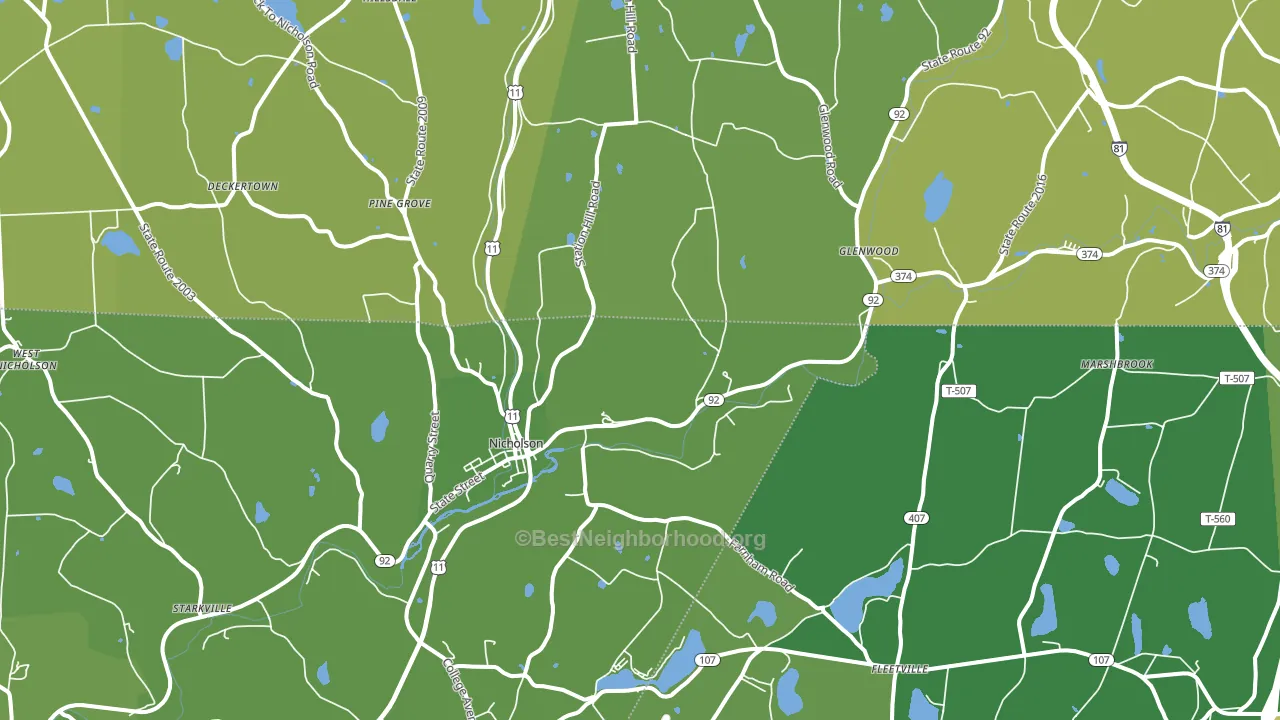 18446, PA block-group voter-turnout map