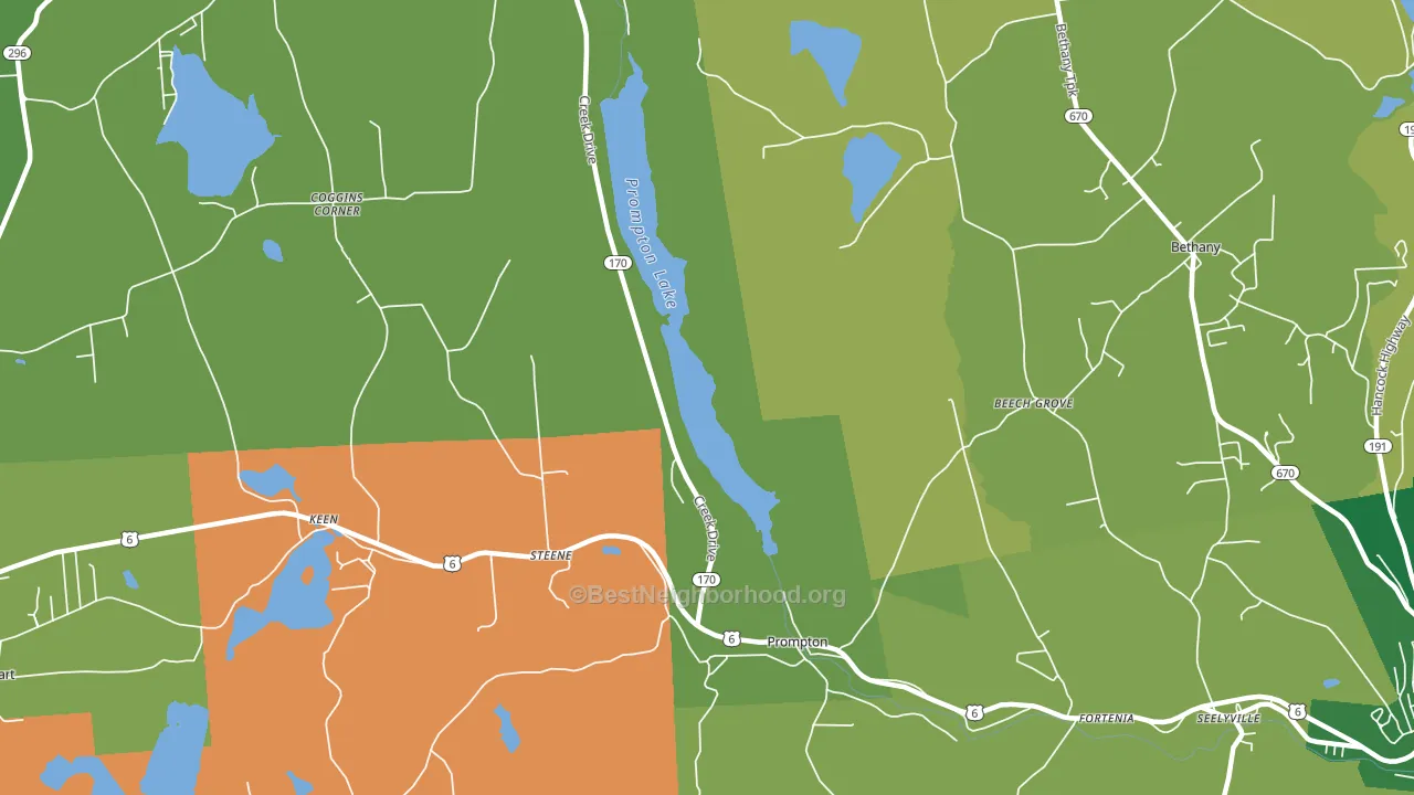18456, PA block-group voter-turnout map
