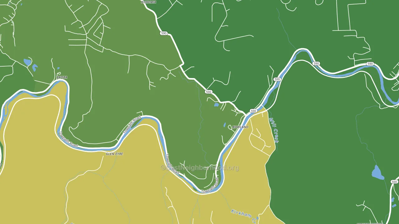18457, PA block-group voter-turnout map