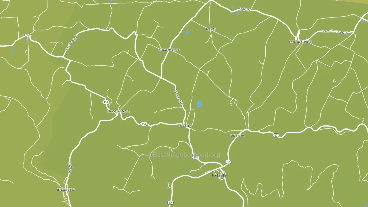 18616, PA block-group voter-turnout map