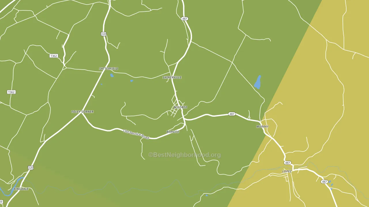 18632, PA block-group voter-turnout map