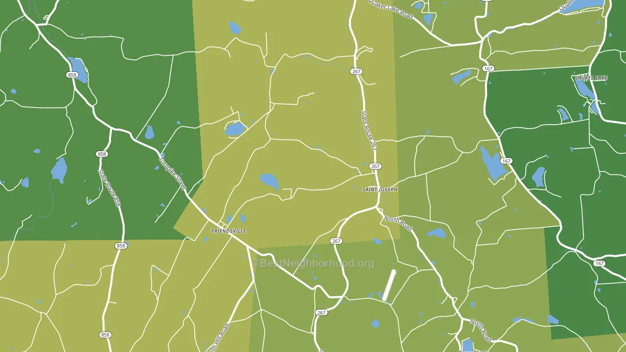18818, PA block-group voter-turnout map