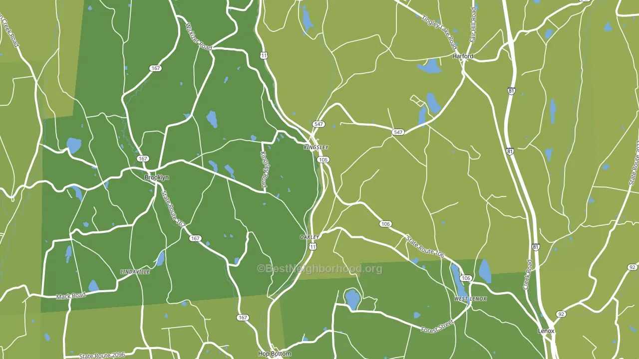 18826, PA block-group voter-turnout map