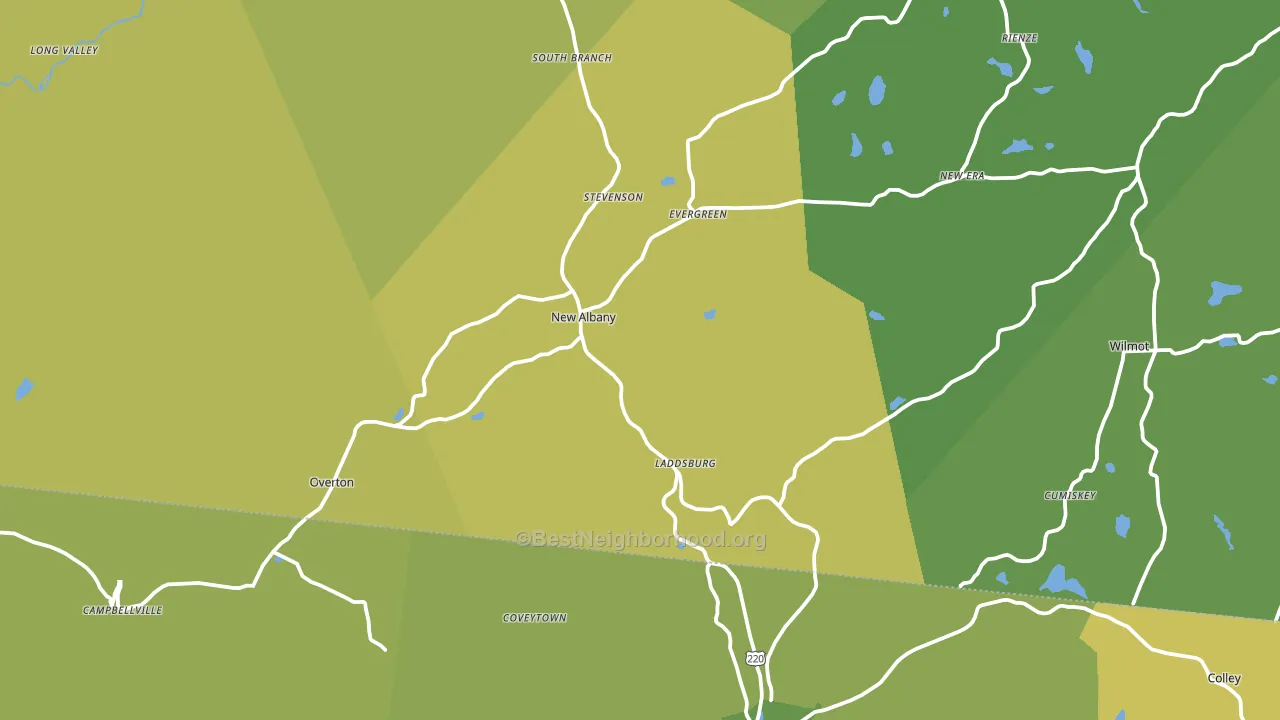 18833, PA block-group voter-turnout map