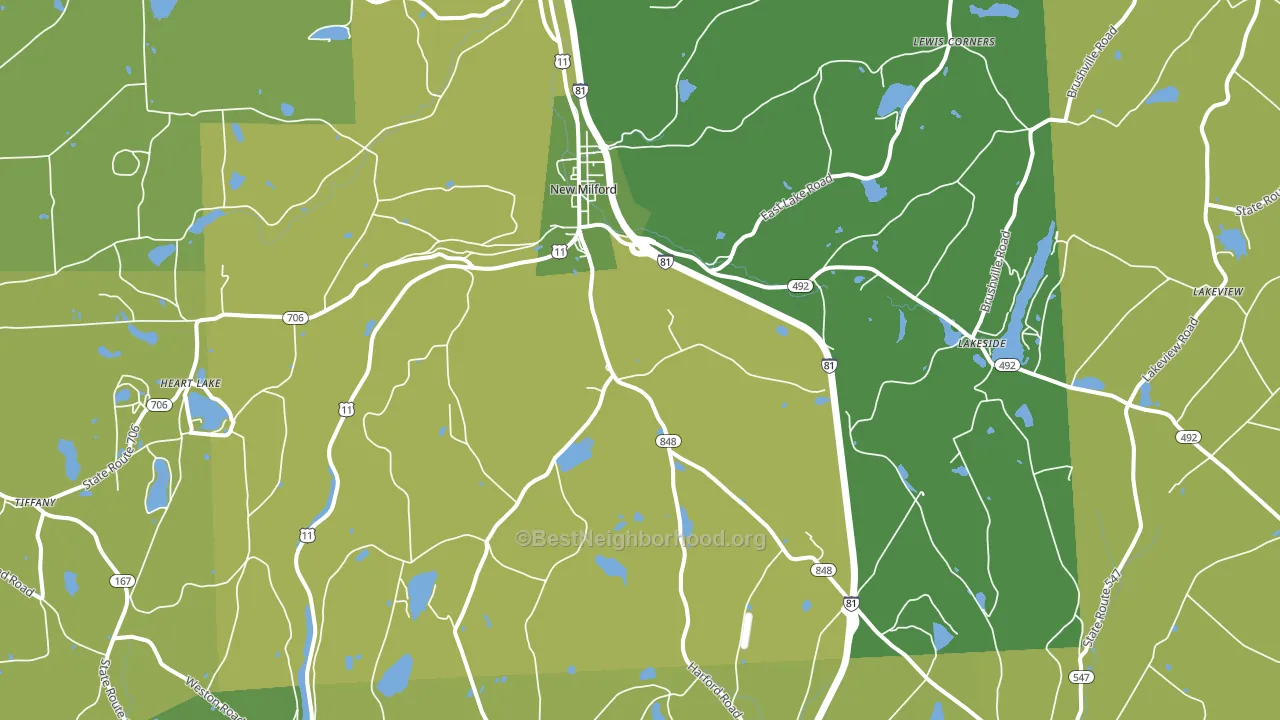 18834, PA block-group voter-turnout map