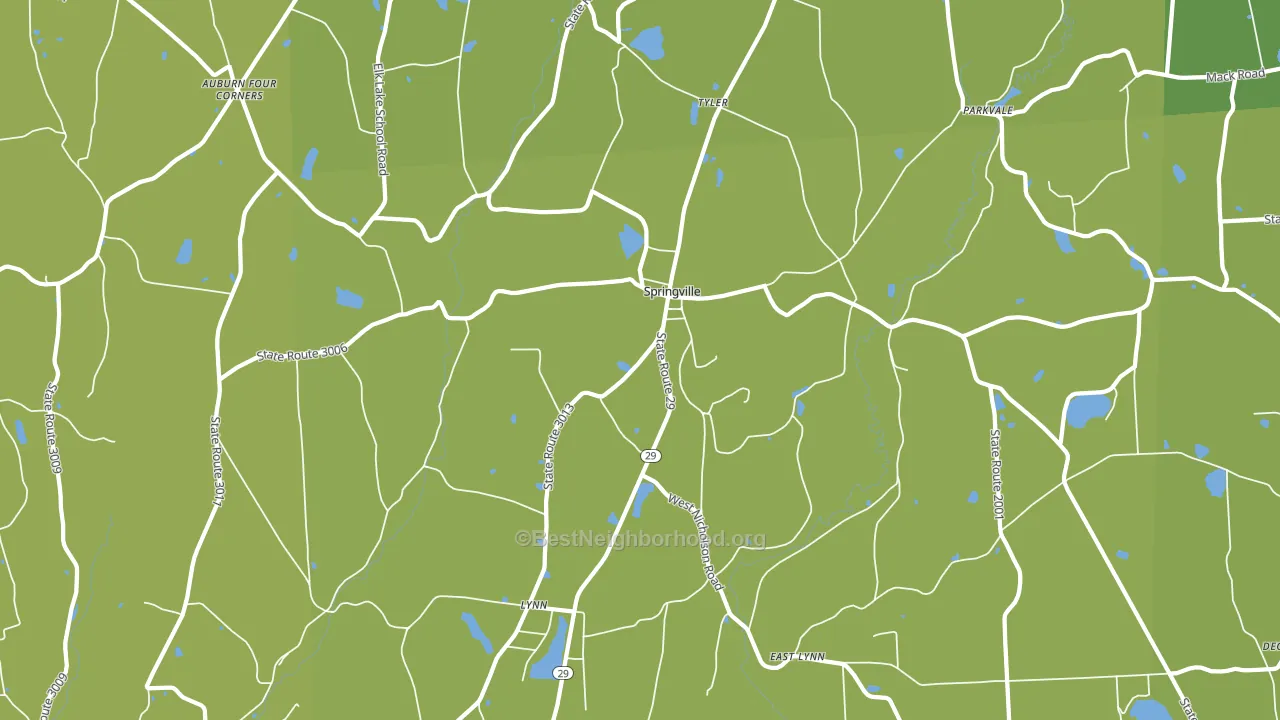18844, PA block-group voter-turnout map