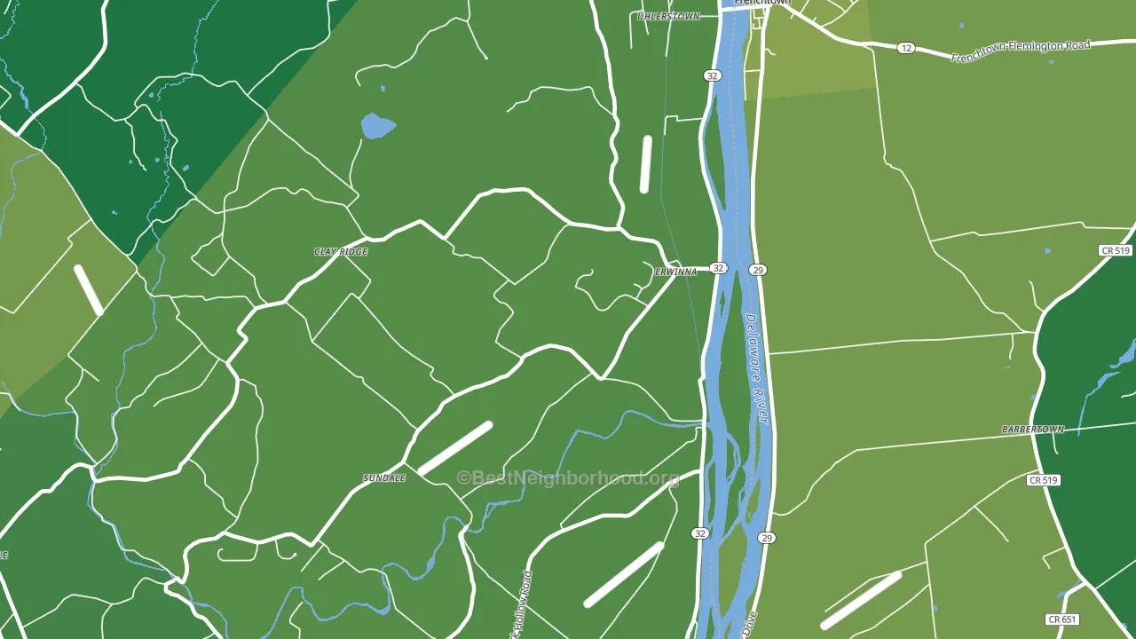 18920, PA block-group voter-turnout map