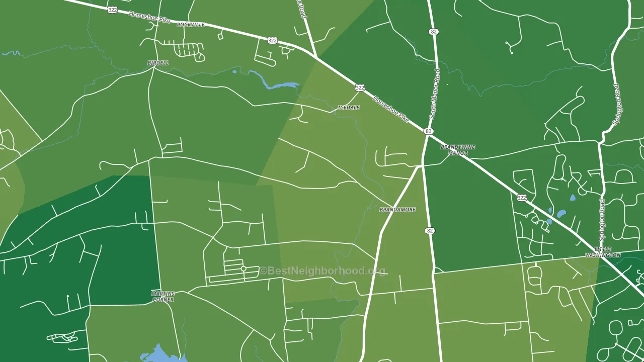 19316, PA block-group voter-turnout map