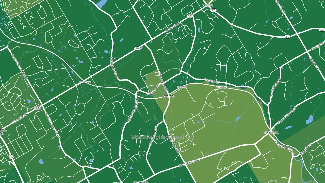 19319, PA block-group voter-turnout map