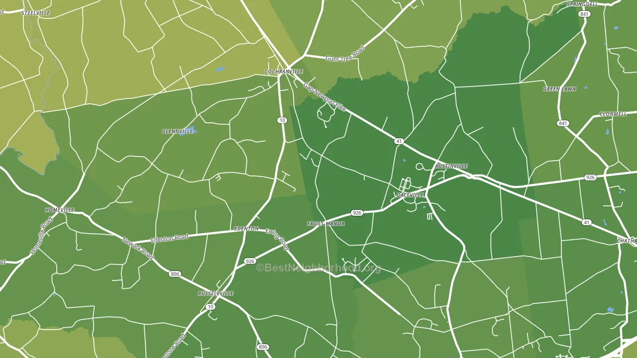 19330, PA block-group voter-turnout map