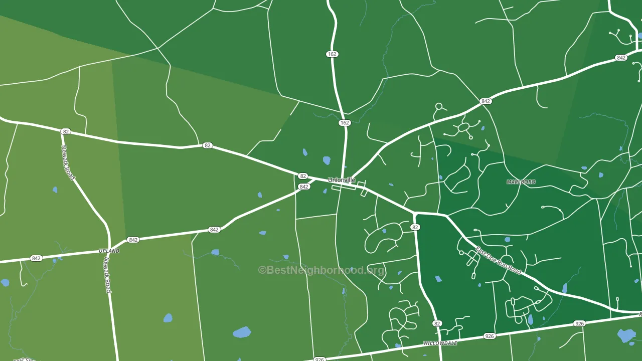 19375, PA block-group voter-turnout map